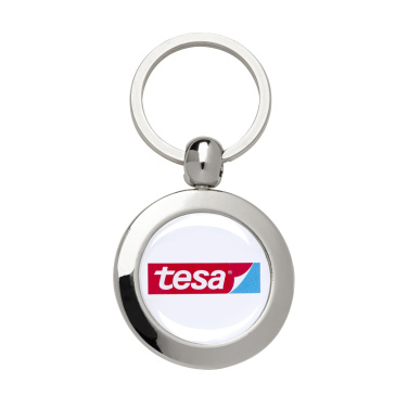 Logo trade corporate gifts picture of: DomingKey Round