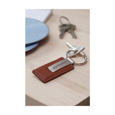 Logotrade advertising product image of: LeatherKey keyring