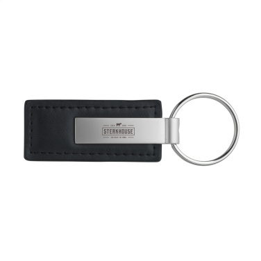 Logotrade promotional giveaway image of: LeatherKey keyring