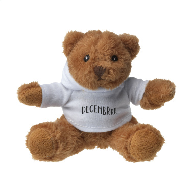 Logotrade promotional giveaway image of: HoodedBear bear cuddle toy