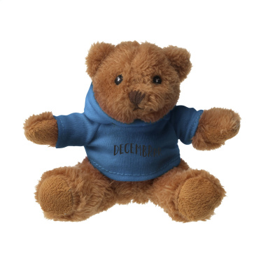 Logotrade promotional gift picture of: HoodedBear bear cuddle toy