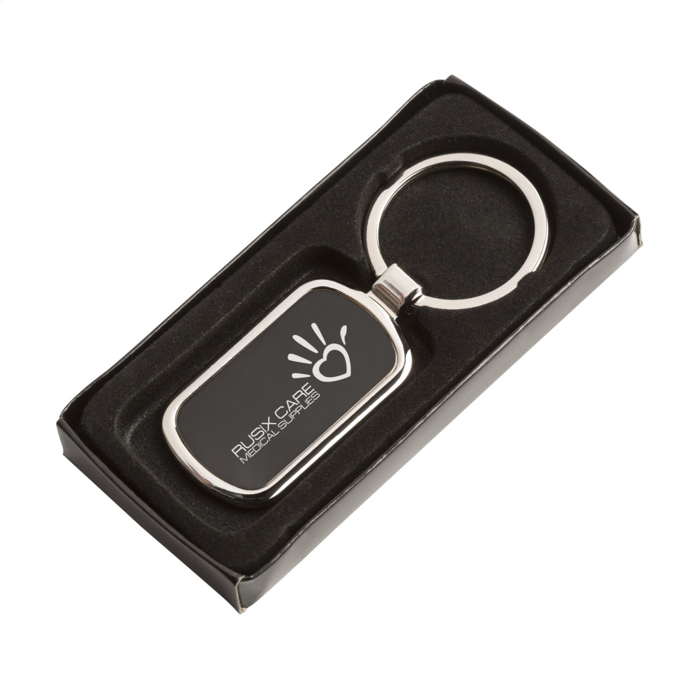 Logo trade promotional products picture of: KeyTag Rectangular keyring