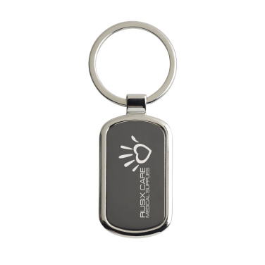 Logotrade promotional merchandise picture of: KeyTag Rectangular keyring