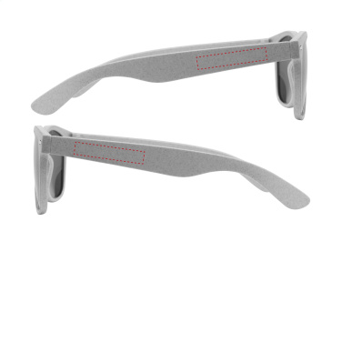 Logo trade promotional products picture of: Malibu Eco Wheatstraw sunglasses