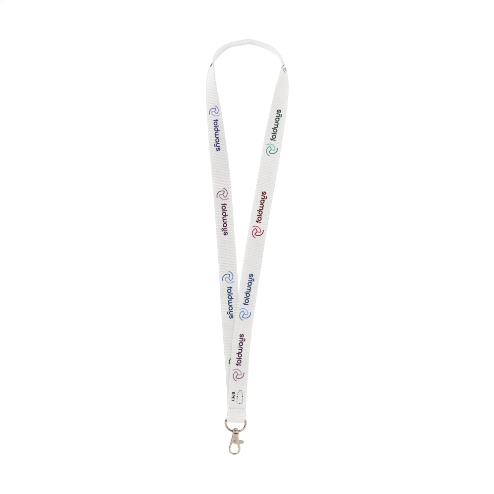 Logo trade promotional merchandise picture of: Lanyard Sublimation RPET 2 cm keycord