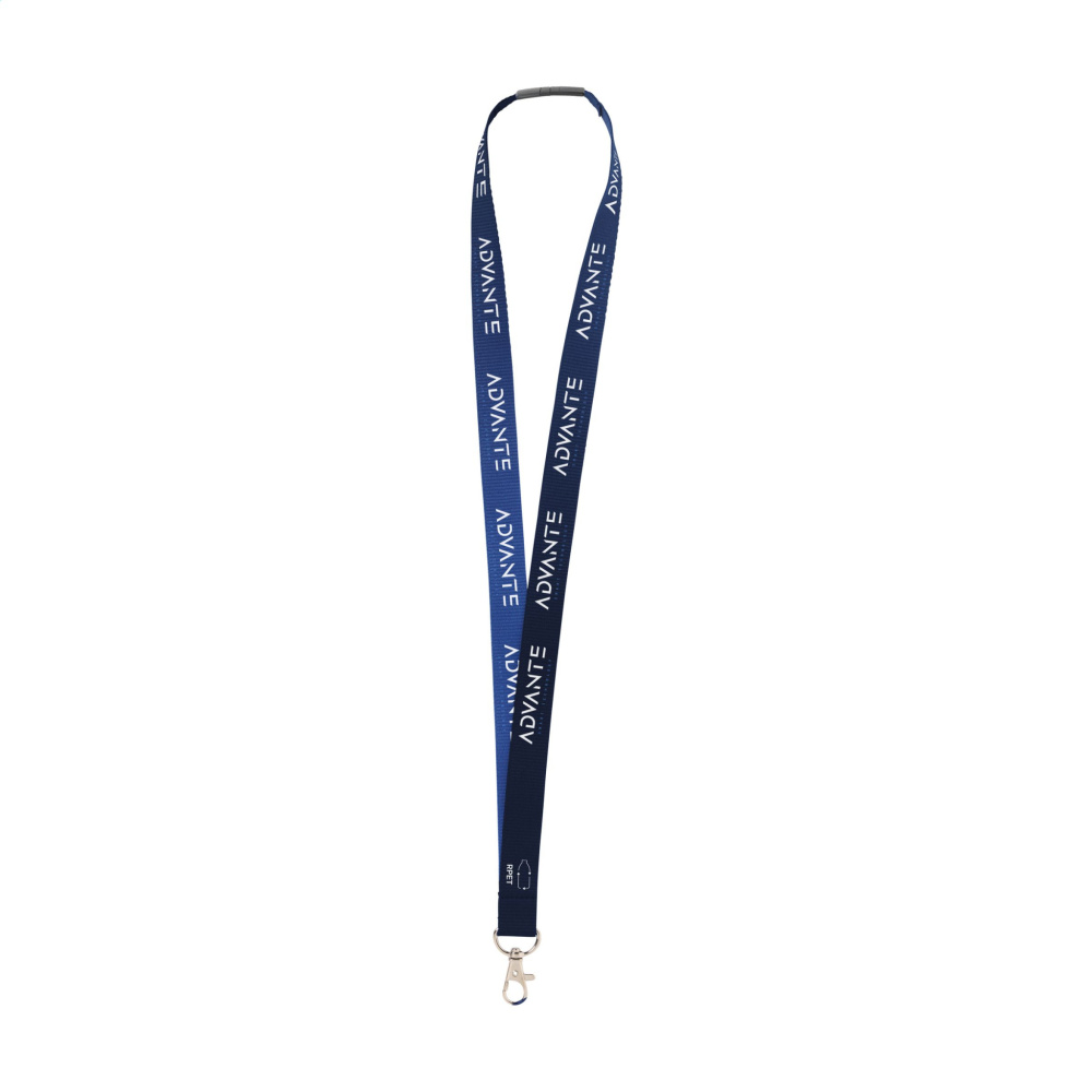 Logo trade promotional giveaways image of: Lanyard Sublimation Safety RPET 2 cm lanyard