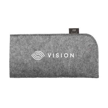 Logo trade promotional merchandise image of: Feltro GRS RPET Pouch for glasses