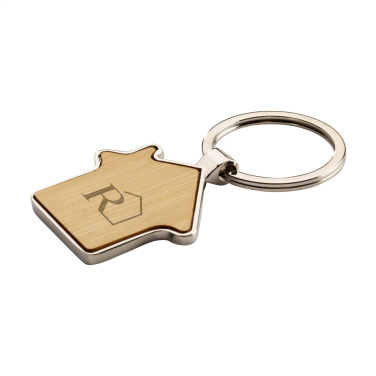 Logo trade promotional gifts image of: Casa bamboo keyring