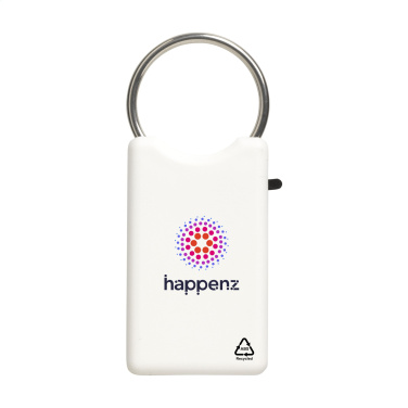 Logo trade promotional product photo of: Safe GRS Recycled Key Ring