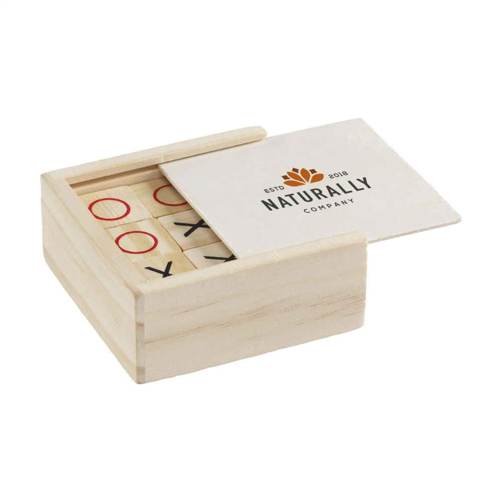 Logo trade promotional products picture of: Tic Tac Toe Game Bamboo