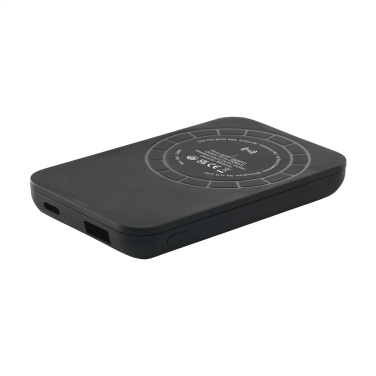 Logotrade promotional product image of: Force Magnetic RCS Recycled Wireless Powerbank 5000