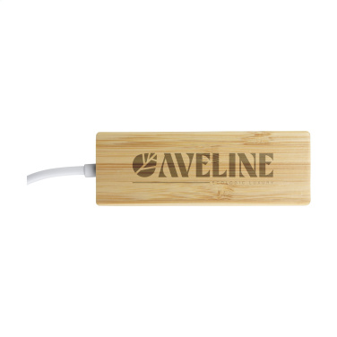 Logotrade promotional merchandise photo of: Bamboo USB Hub