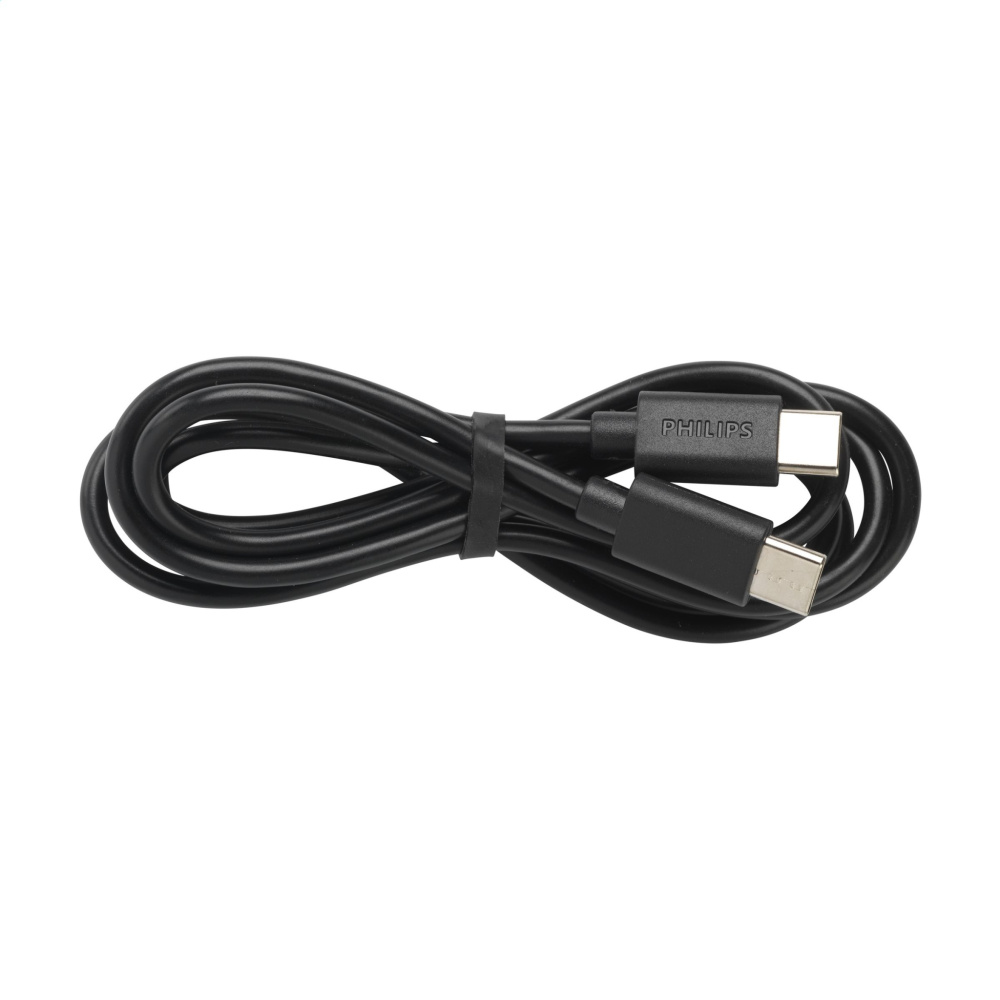 Logo trade promotional gifts image of: Philips Cable USB-C to USB-C