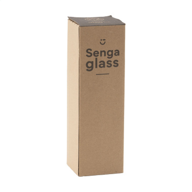 Logo trade corporate gifts picture of: Senga Glass 500 ml drinking bottle