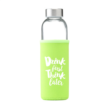 Logotrade corporate gift image of: Senga Glass 500 ml drinking bottle