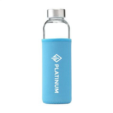 Logo trade promotional item photo of: Senga Glass 500 ml drinking bottle