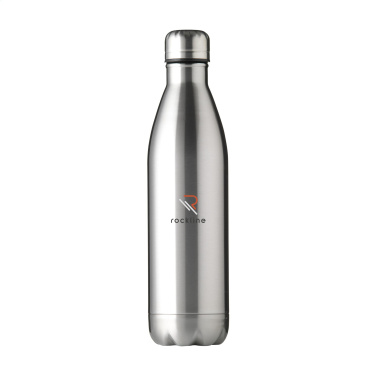 Logo trade promotional merchandise image of: Topflask RCS Recycled Steel 750 ml drinking bottle