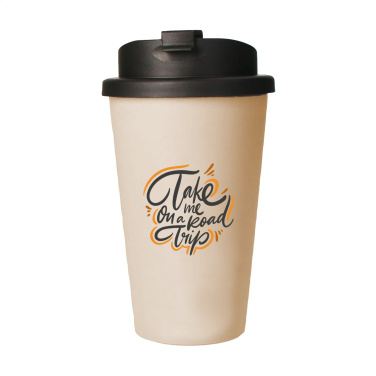 Logo trade business gift photo of: Eco Coffee Mug Premium Deluxe 350 ml coffee cup