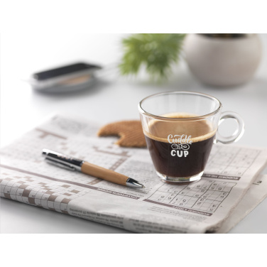 Logo trade advertising product photo of: Lugano Coffee Glass 230 ml