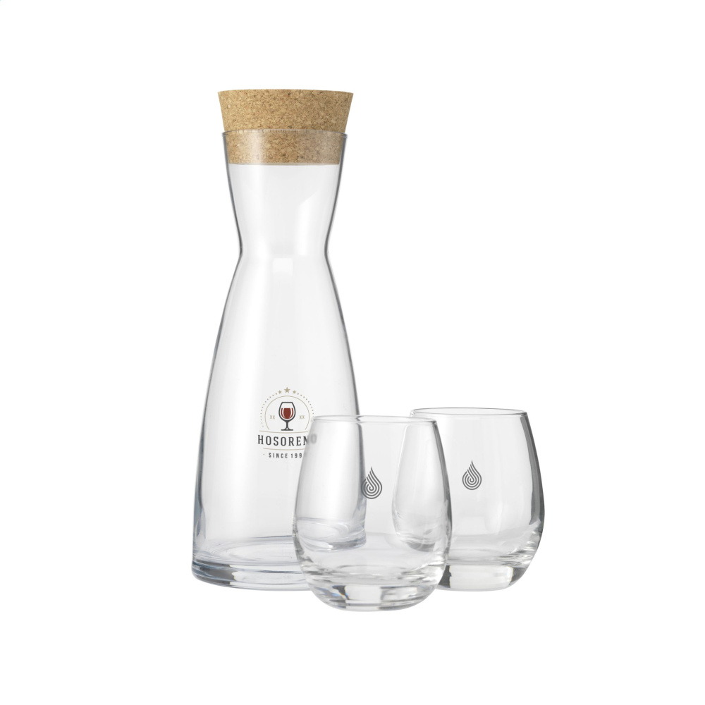 Logotrade advertising products photo of: Ypsilon Carafe 1 L with a cork cap