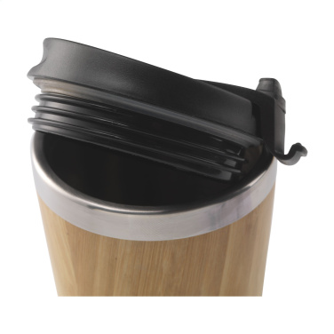 Logotrade business gift image of: Tokyo 450 ml bamboo thermo cup