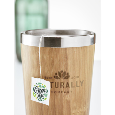 Logotrade promotional merchandise image of: Tokyo 450 ml bamboo thermo cup