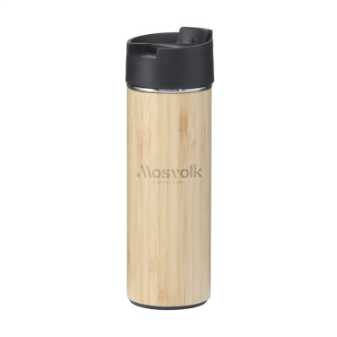 Logo trade promotional merchandise image of: Sakura 360 ml bamboo thermo bottle/thermo cup