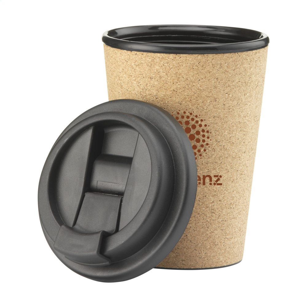 Logo trade promotional items picture of: Attea Cork 350 ml coffee cup