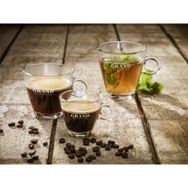 Logo trade corporate gifts image of: Lugano Espresso Glass 100 ml