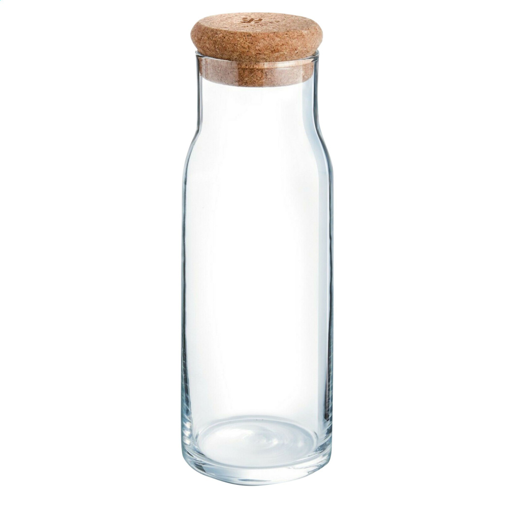 Logo trade promotional gift photo of: Algarve Carafe 1 L with a cork cap