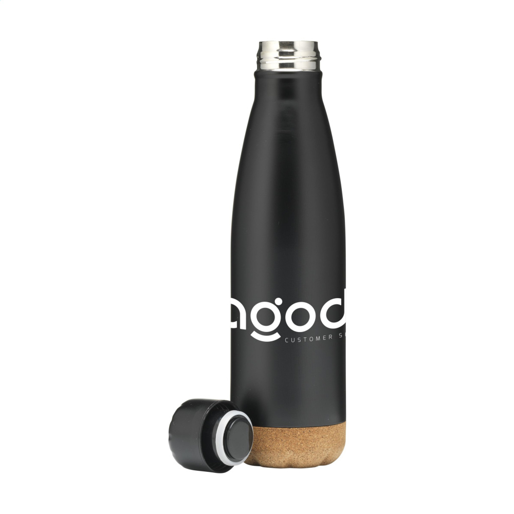 Logo trade promotional gifts image of: Topflask Cork 470 ml drinking bottle