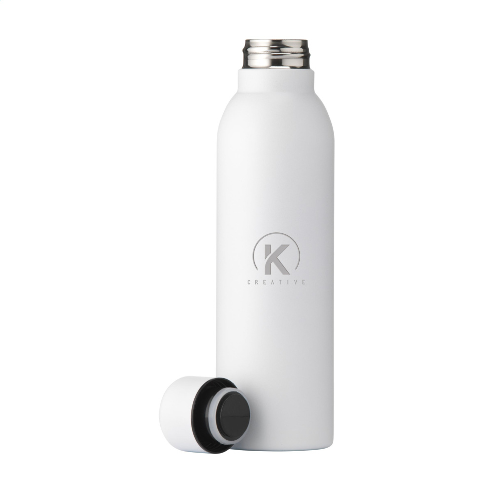 Logo trade promotional gifts picture of: Helios RCS Recycled Steel Bottle 470 ml