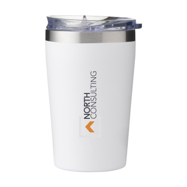 Logotrade promotional product image of: Re-Steel RCS Recycled Coffee Mug 380 ml thermo cup