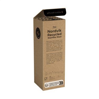 Logo trade promotional gifts picture of: Nordvik RCS Recycled Steel 500 ml drinking bottle