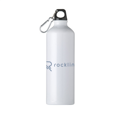 Logo trade promotional giveaways picture of: AluMaxi GRS Recycled 750 ml water bottle