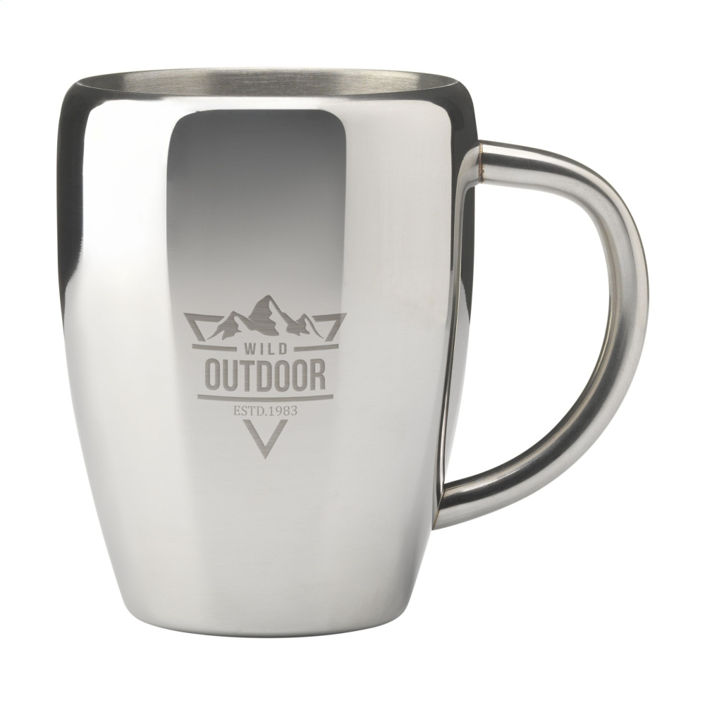 Logo trade promotional item photo of: SteelMug RCS Recycled Steel 220 ml