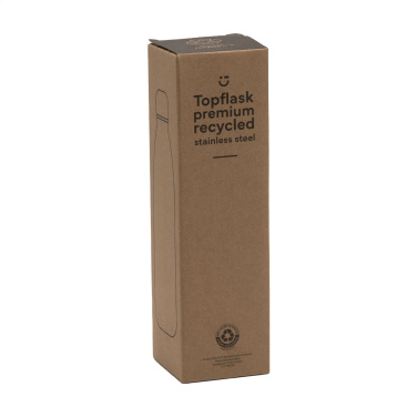 Logotrade promotional giveaway image of: Topflask Premium RCS Recycled Steel drinking bottle