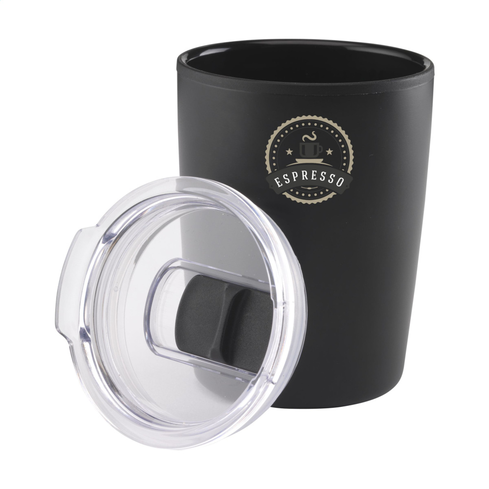 Logotrade promotional giveaway picture of: Espresso-to-Go Mug RCS Recycled Steel 170 ml