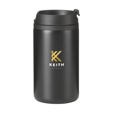 Logo trade promotional giveaway photo of: Thermo Can RCS Recycled Steel 300 ml thermo cup