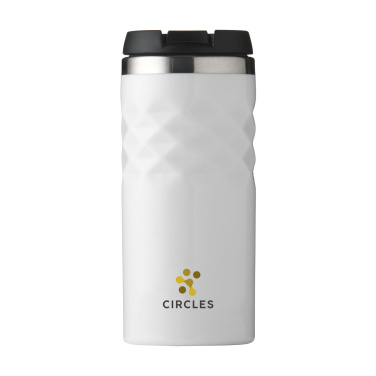 Logo trade promotional products picture of: Geometric Mug RCS Recycled Steel 280 ml thermo cup