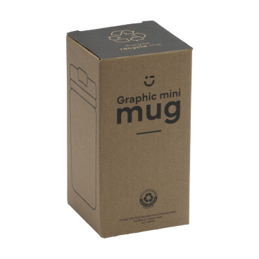 Logotrade corporate gift picture of: Graphic Mini Mug RCS Recycled Steel 250 ml thermo cup