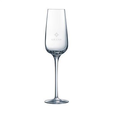 Logo trade promotional gift photo of: Riviera Champagne glass 210 ml