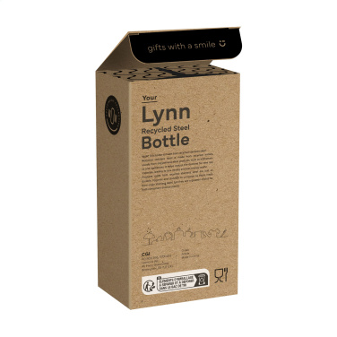 Logo trade promotional items picture of: Lynn RCS Recycled Steel Bottle 500 ml