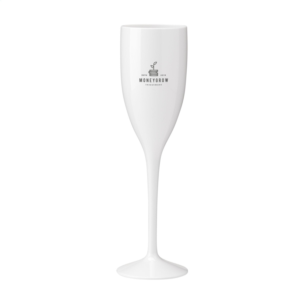 Logo trade promotional giveaways picture of: Lunaire Reusable Champagne Glass 150 ml