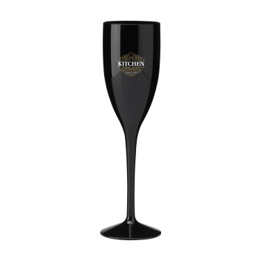 Logo trade promotional merchandise photo of: Lunaire Reusable Champagne Glass 150 ml