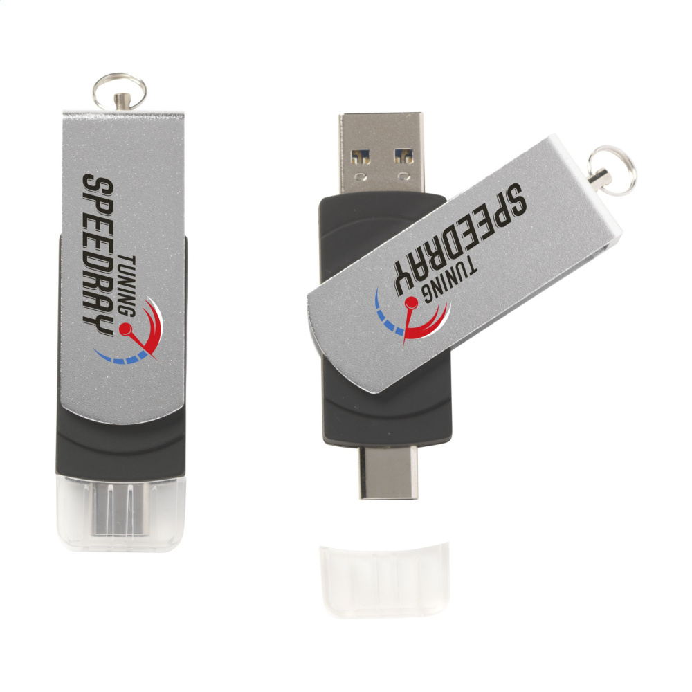 Logo trade corporate gifts picture of: USB Dual Connect 3.0 - Type-C 8 GB