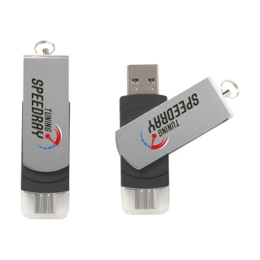 Logo trade promotional merchandise photo of: USB Dual Connect 3.0 - Type-C 8 GB