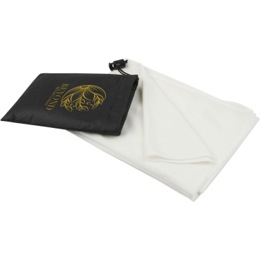 Logo trade promotional gift photo of: Lucas RPET sport towel 50x100 cm