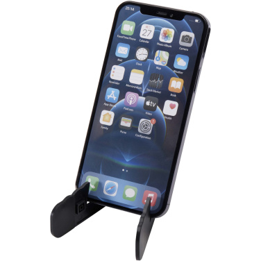 Logotrade promotional giveaway image of: Buna recycled plastic foldable tablet and phone stand