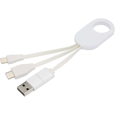 Logotrade promotional merchandise photo of: Troop 4-in-1 recycled plastic charging cable